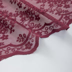 YJ YANJUN Vintage Lace Curtains 108 Inches Long-Victorian Floral Pattern - Image 5