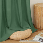 NICETOWN Rustic Linen 102 inch Long Curtains - Image 4