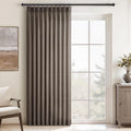 Topfinel 102 Inch Curtains 1 Panels Set, One Packs Pinch Pleat Back Tab Linen by Topfinel