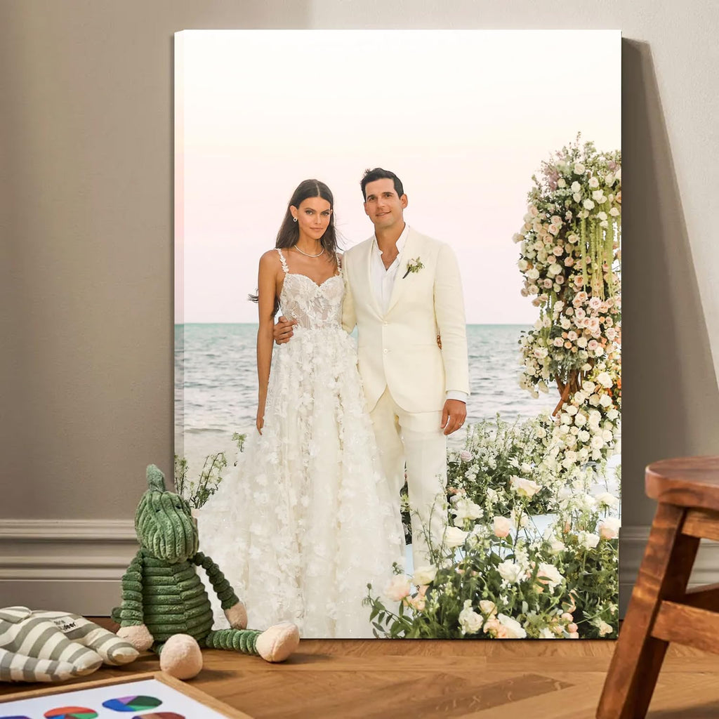 Custom Framed Canvas Prints With Your Photos-Personalized Picture To Canvas Wall Art ，Home Decoration Gifts Holiday Gifts