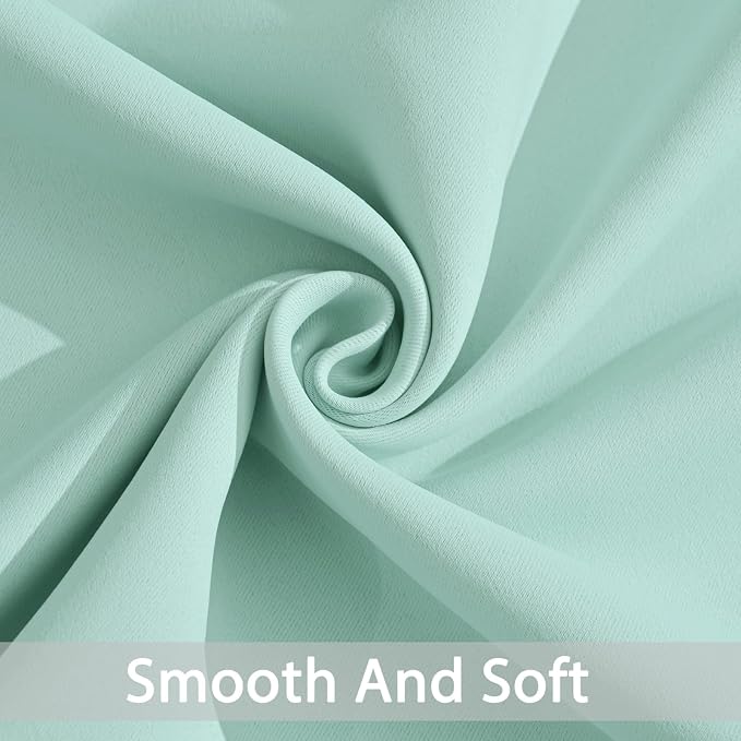 Yakamok Room Darkening Curtains 62x96 inch Length Aqua-Living Room | 2 panels - Image 4