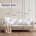 MIULEE 16x16 Throw Pillows Inserts 4 Pack, Decorative Pillows - Image 8