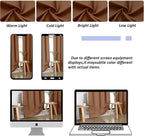 Simplebrand Ava Sun Baked Short 36 Inches Blackout Curtain 2 Panels Set - Image 9