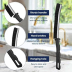 Crevice Cleaning Brush - 6pcs Hard Bristle Shower & Bathroom Gap Cleaning Tools
