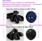 Navy Blue and Gold Balloon Stand Navy and Gold Balloons Centerpiece Table Decorations for Birthday Wedding Anniversary New Year Graduation Decorations Class of 2025(Gold navy set4)