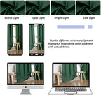 Simplebrand Ava Ever Green Short 24 Inches Blackout Curtain 2 Panels Set - Image 8