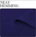 NICETOWN Navy Blue Blackout Curtains 78 inches Length - Image 6