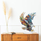 Diamond Painting Kits for Adults Beginners, 5D Full Drill Eagle Crystal Art Desktop Ornament, DIY Single Sided Home Office Desk Decor, Creative Craft Gift Set with Tools