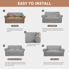 Easy-Going 100% Waterproof Chair Couch Cover, Stretch Jacquard Sofa Cover | - Image 5