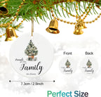 Friend Ornament 2025, Friendship Christmas Ornaments for Friends, Ceramic Keepsake Friends Christmas Ornaments with Ribbon and Box