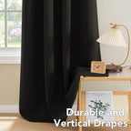 H.VERSAILTEX Premium Blackout Thermal Insulated Room Darkening Curtains - Image 8