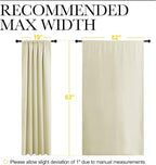 NICETOWN Blackout Curtains for Living Curtains, Room Darkening Curtains & - Image 7
