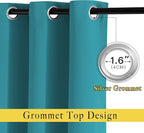 NICETOWN Room Darkening Curtains 108 inch Length - Image 3