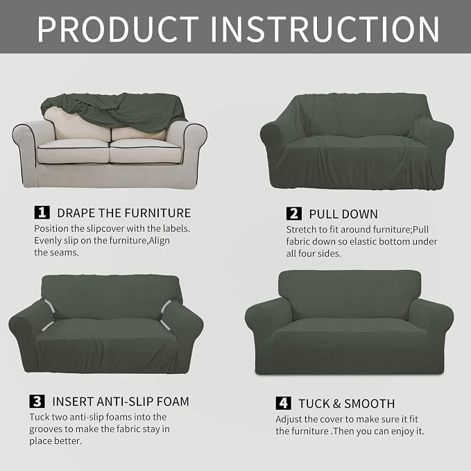 Easy-Going Stretch Couch Covers - Image 5