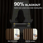 Summer Heat Blackout Curtains 72 Inches Long 6 Ft Length, Thermal Insulated - Image 3
