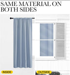 NICETOWN RV Bunk Curtains, Vintage Blue, 2 Panels, W42 x L30 -Inch, Kitchen - Image 5