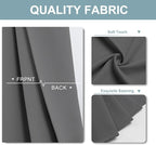ChrisDowa Blackout Curtains for Bedroom and Living Room 72 Inches Long | 2 - Image 3
