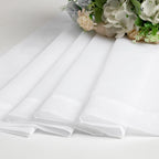 White Sheer Curtains 68 Inch Length 2 Pcs, Voile Dual Rod Pocket Living Room - Image 6
