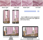 Simplebrand Ava Pink Blackout Curtains - Image 8