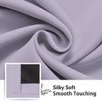 SimpleHome Lilac 100% Blackout Curtains Room Darkening Living Room 72 Inch | - Image 7
