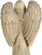 Topadorn Resin Statue Praying Angel Resin Figurines,Collectible Sculptures for Decorative,14" H