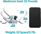 Heavy Duty Swivel Coat Hook Space Saving Towel Rope Hook Wall Mount Triple Swing Arms for RV Bathroom Kitchen Garage,Polished Chrome
