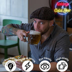 Hot Dogs and Cold Beer Neon Sign for Wall Decor Dimmable Bar Neon Light Sign Colorful LED Neon Signs Beer Neon Light Wall Art LED Sign for Bar Restaurant Shop Food Court Party Decor