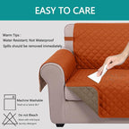 U-NICE HOME 4 Seater Sofa Cover 91''Large Couch Cover, Pet Friendly, Elastic - Image 3