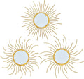 Mirror Decor Sunburst Mirrors Metal Sun Mirror Wall Decor Wall Mirror Home Decorative Wall Art for Living Room Bedroom Entryway
