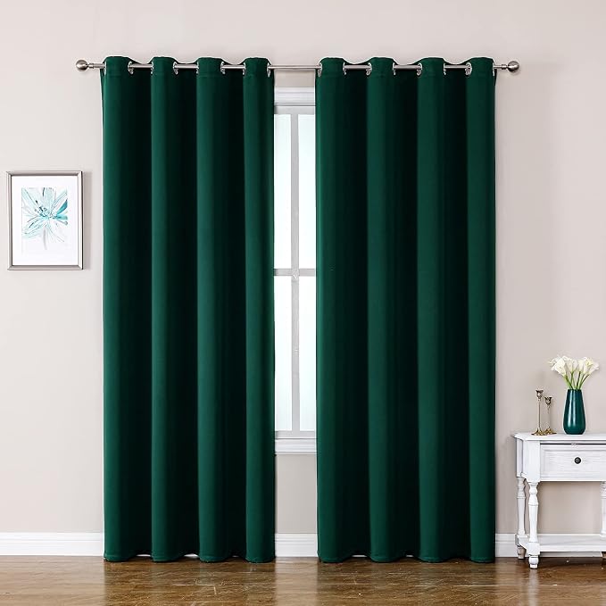 ChrisDowa Blackout Curtains for Bedroom and Living Room 84 Inches Long | 2 by ChrisDowa