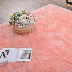 ORINOVA Round Rug 3ft Pink Small Fluffy Rug - Image 9
