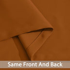 Yakamok Room Darkening Curtains 52x84 inch Length Burnt Orange-Living Room | 2 - Image 4
