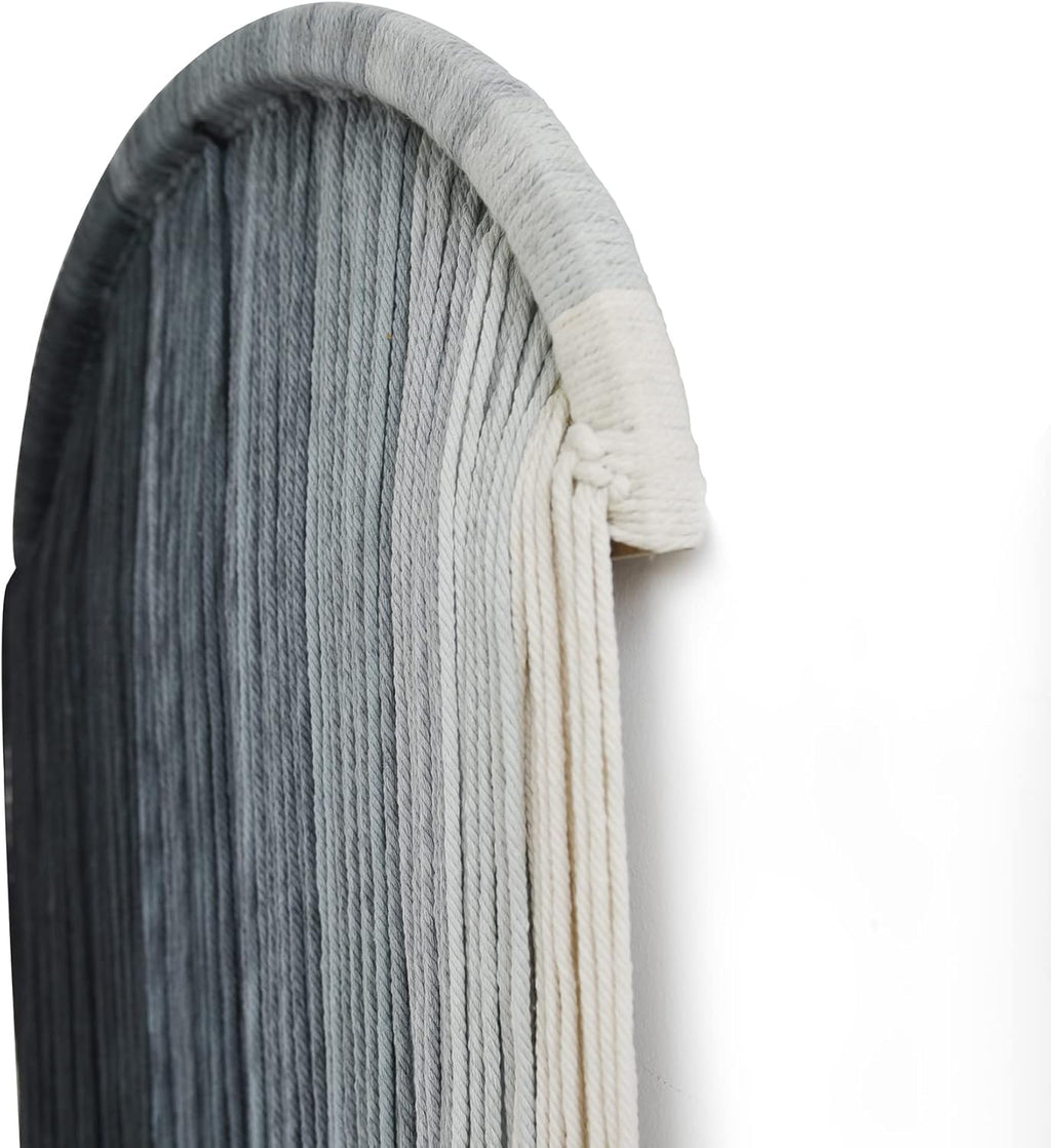 Macrame Wall Hanging Dip Dyed Macrame Decor for Living Room Bedroom Boho Decor 20"