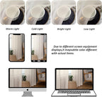 Chyhomenyc Cream Sheer Curtains 72 Inch Length 2 Panels, Light Filtering Top - Image 5