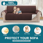 Turquoize 100% Waterproof Couch Cover Sofa Covers Washable Couch Covers - Image 2