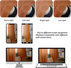 Chyhomenyc Orange Sheer Curtains 45 Inch Long 2 Panels, Light Filtering Rod - Image 8