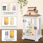 Memorial Lantern, Sympathy Gifts for Loss of Mom/Dad/Loved One, Bereavement Gifts, in Memory of Loved One Lantern,Celebration of Life, Memorial Gifts, Funeral Lantern,There are Some who Bring a Light