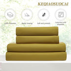 Yellow Pinch Pleated Curtains 45 Inch Length 2 Panels Set Noise Cancelling - Image 5