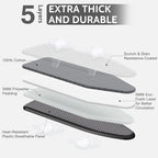 APEXCHASER Full Size Ironing Board with Iron Rest, Lightweight Iron Board with Height Adjustable, Extra Thick Heat-Resistant Cover with Padding, Heavy-Duty Sturdy Metal Legs, 43x13 Grey