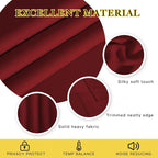 NICETOWN Burgundy Curtains for Living Room - Image 4