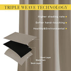 NICETOWN Insulated Curtains Blackout Draperies - Image 4