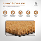 Coir Welcome Mat, 17 x 29 in | 100% Natural Coir, Anti-Shedding, Durable PVC - Image 3