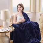 NEWCOSPLAY Fleece Clouds Cozy Throw Blanket - Image 2
