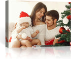 AIRUIXIO Custom Canvas Prints with Frame | Personalized Photo Canvas for Christmas Gifts | Ideal Family & Pet Wall Art Decor | Custom Canvas Wall Art 8x6Inch