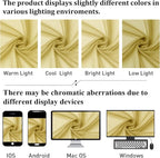 Yellow Sheer Curtains 63 Inch Length 2 Panels, Light Filtering Voile Curtain - Image 6