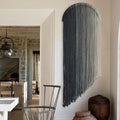 Macrame Wall Hanging Dip Dyed Macrame Decor for Living Room Bedroom Boho Decor 20"