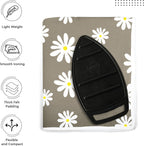 Encasa XO Ironing Mat/Pad (Large 48"x28") with 3mm Padding & Silicone Iron Rest for Steam Pressing on Tabletop or Bed - Heat Resistant, Portable, Quilting & Travel Blanket - Daisy Grey