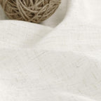 Cream Semi Sheer Linen Curtains 102 Inch Long Curtains Back Tab Rod Pocket 2 - Image 5