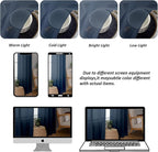 Chyhomenyc Extra Long Navy Blue Sheer Curtains 108 Inches Long 2 Panels - Image 4