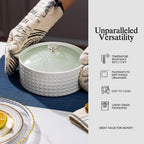 Placemats Set of 12 - Easy Clean Woven Vinyl Placemats for Dining Table, Indoor/Outdoor Place Mats, Washable PVC Table Mats（Navy Blue）